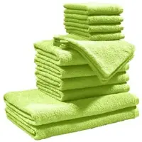 Redbest Frottier, Leichtfrottier Frottier-Set 14-teilig Oceanside in apfelgrün | Gr.: onesize