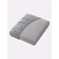 Witt Weiden Spannbetttuch in steingrau | Gr.: 200-x-200-cm