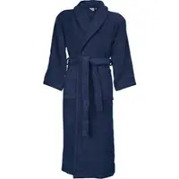 Erwin Müller Frottier Unisex-Bademantel lang Friedrichshafen in marine | Gr.: XL