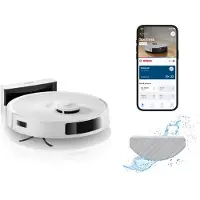 Bosch BCRC1W, Beutellos, Weiß, Rund, 0,4 l, Ladend, 0,22 l