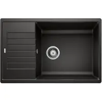 BLANCO Zia XL 6 - Silgranitspüle, 780x500 mm, Compact, Schwarz 526019