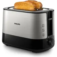 Philips Viva Collection HD2635/90, 2 Scheibe(n), Schwarz, Titan, Metall, 950 W, 230 V, 50-60 Hz