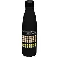 GEDA LABELS Trinkflasche Periodensystem in schwarz - 500ml | Gr.: onesize
