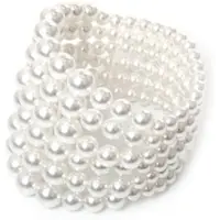 Collezione alessandro Armband " Pearl " in weiß | Gr.: onesize