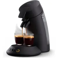 Saeco Original Plus CSA210/60 Kaffeepadmaschine, Pod-Kaffeemaschine, 0,7 l, Kaffeepad, 1450 W, Schwarz