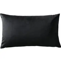 Redbest Samt Kissenhülle Kingsville in schwarz | Gr.: 50 x 50 cm