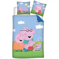 Pipsa Possu Bettbezug Family 140 x 200 cm Baumwolle