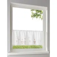 HEINE Querbehang in weiß-beige | Gr.: 60-x-90-cm