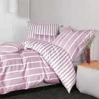 Janine Mako-Satin Bettwäsche modern classic Bettbezug einzeln 240x220 cm | kreiderose - pink