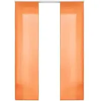 Gardinenbox VORHANG 2ER SET HxB 245x60 cm Orange