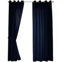 Gardinenbox VORHANG 2ER SET BERLIN HxB 245x140cm Dunkelblau