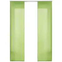 Gardinenbox VORHANG 2ER SET HxB 245x60 cm Apfelgrün