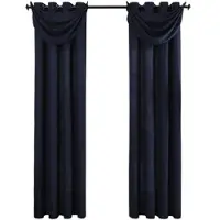 Gardinenbox VORHANG ZAGREB HxB 245x140 cm Dunkelblau