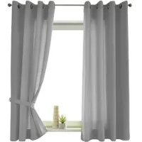 Gardinenbox VORHANG 2ER SET BERLIN HxB 175x140cm Grau