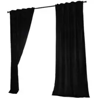 Gardinenbox VORHANG 2ER SET MILANO HxB 280x135 cm Schwarz