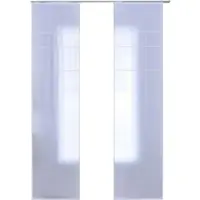 Gardinenbox SCHIEBEVORHANG 2ER SET »Leipzig« HxB 245x60 cm Weiß