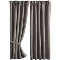 Gardinenbox VORHANG 2ER SET NEWYORK HxB 160x140 cm Taupe