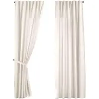 Gardinenbox SCHLAUFENGARDINE 2ER SET »Jena« HxB 250x140 cm Creme