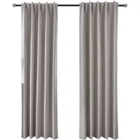 Gardinenbox VORHANG 2ER SET BOSTON DARK HxB 245x140 cm Taupe