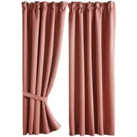 Gardinenbox VORHANG 2ER SET NEWYORK HxB 160x140 cm Altrosa