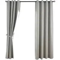 Gardinenbox VORHANG 2ER SET »München Dark« HxB 175x145 cm Sand