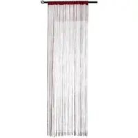Gardinenbox FADENGARDINE Shanghai HxB 250x145 cm Bordeaux Lurex
