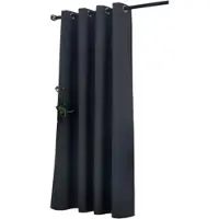 Gardinenbox VORHANG MÜNCHEN DARK HxB 175x145 cm Dunkelgrau