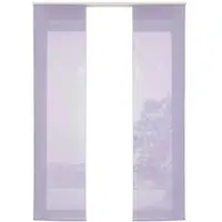 Gardinenbox VORHANG 2ER SET HxB 245x60 cm Flieder
