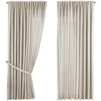 Gardinenbox SCHLAUFENGARDINE 2ER SET »Jena« HxB 250x300 cm Sand