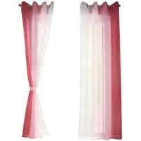 Gardinenbox VORHANG 2ER SET »Modena« HxB 245x140 cm Rosa
