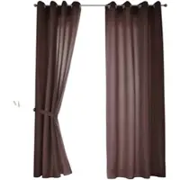 Gardinenbox VORHANG 2ER SET BERLIN HxB 225x140cm Braun
