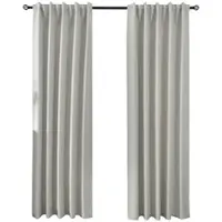Gardinenbox VORHANG 2ER SET BOSTON DARK HxB 245x140 cm Creme