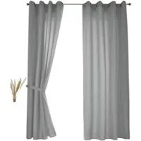 Gardinenbox VORHANG 2ER SET BERLIN HxB 245x140cm Grau