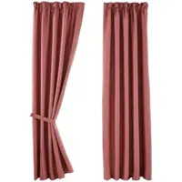 Gardinenbox VORHANG 2ER SET NEWYORK HxB 245x295 cm Altrosa
