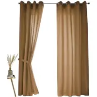Gardinenbox VORHANG 2ER SET BERLIN HxB 175x140cm Taupe