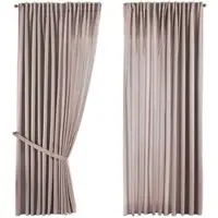 Gardinenbox SCHLAUFENGARDINE 2ER SET »Jena« HxB 250x300 cm Taupe