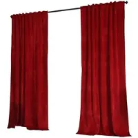 Gardinenbox VORHANG 2ER SET MILANO HxB 235x135 cm Rot