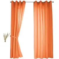 Gardinenbox VORHANG 2ER SET BERLIN HxB 245x140cm Orange