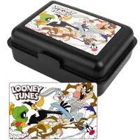 Looney Tunes Brotdose mit Trennwan - Family in schwarz | Gr.: onesize