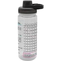 GEDA LABELS Trinkflasche Großes 1x1 in schwarz - 700ml | Gr.: onesize