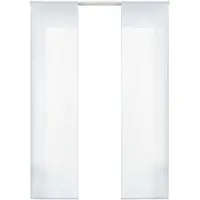 Gardinenbox VORHANG 2ER SET HxB 245x60 cm Weiß