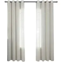 Gardinenbox VORHANG 2ER SET »Leipzig« HxB 245x145 cm Natur