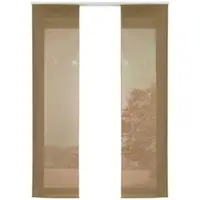 Gardinenbox VORHANG 2ER SET HxB 245x60 cm Nougat