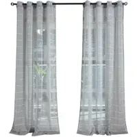 Gardinenbox VORHANG 2ER SET »Kassel« HxB 245x140 cm Grau