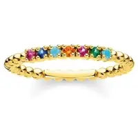 Thomas Sabo - TR2323-488-7-48 - Ring - Damen - 925er Silber gelbvergoldet - Weite 48