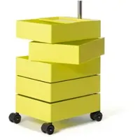 Magis 360° Rollcontainer mit 5 Fächer, leuchtend gelb