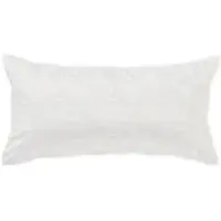 Curt Bauer Mako-Brokat-Damast Bettwäsche Yun Kissenbezug einzeln 40x80 cm | offwhite - weiß