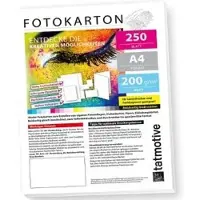 TATMOTIVE Fotopapier Fotokarton FA4200M250, für Farblaser, A4, 200 g/m2, beidseitig bedruckbar, matt, 250 Blatt