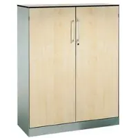 Californian Products CP Flügeltürenschrank »Asisto« breit 3 OH braun, 80x127.9x43.3 cm
