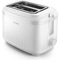 Philips Toaster mit Brötchenaufsatz, 900 W, Series 3000, weiß (HD2511/00)